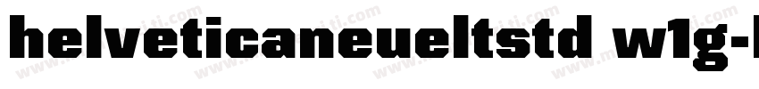 helveticaneueltstd w1g字体转换